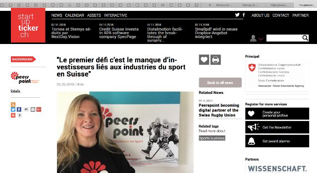 Swiss Startup - peerspoint Product Image
