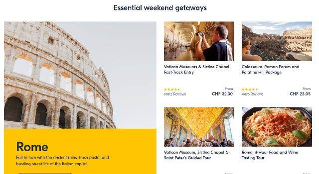 Swiss Startup - GetYourGuide Product Image