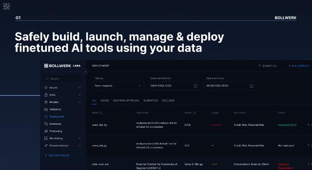 Swiss Startup - Bollwerk AI Product Image