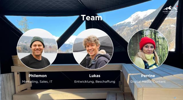 Swiss Startup - Alpine Sauna Team Image