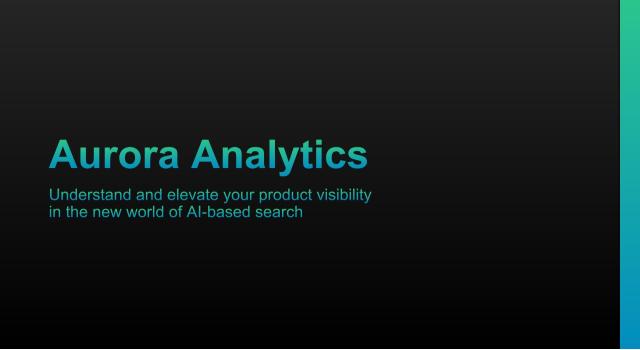 Swiss Startup - Aurora Intelligence Main Image