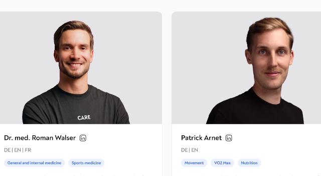 Swiss Startup - CARE Preventive Team Image