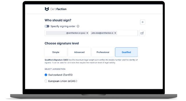 Swiss Startup - Certifaction Product Image