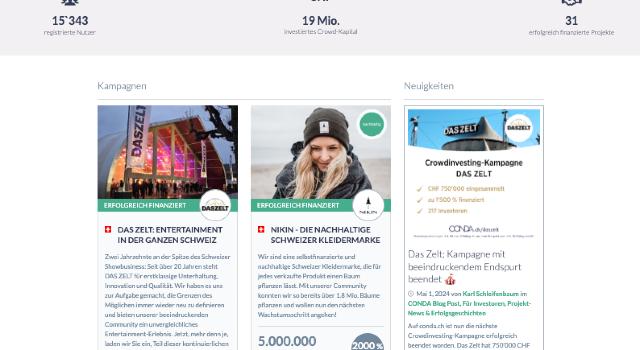 Swiss Startup - Conda.ch Main Image