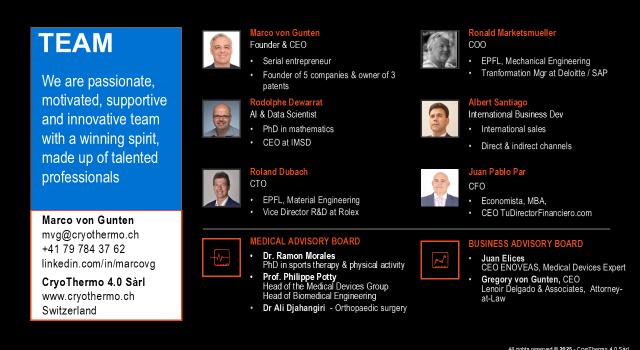 Swiss Startup - CryoThermo 4.0 Team Image