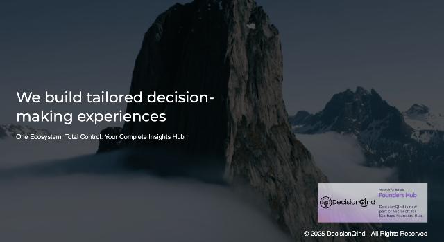 Swiss Startup - DecisionQInd Main Image