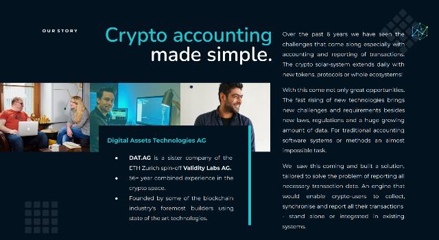 Swiss Startup - Digital Assets Technologies Product Image