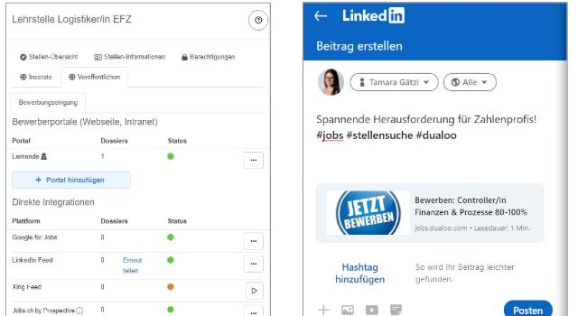 Swiss Startup - Dualoo AG | E-Recruiting für KMUs Team Image