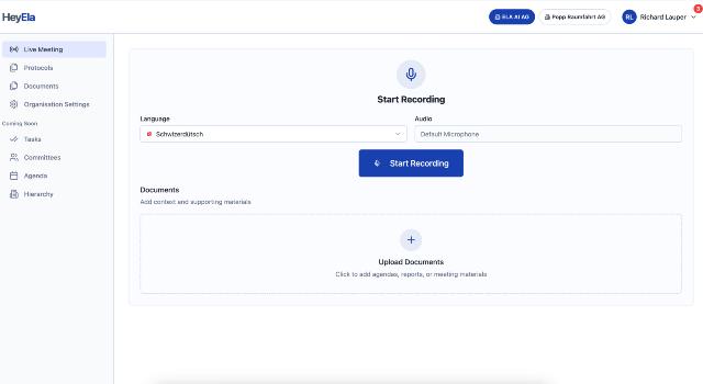 Swiss Startup - Hey Ela AI Main Image