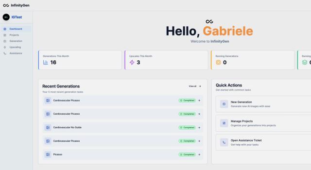 Swiss Startup - InfinityGen Sagl Product Image