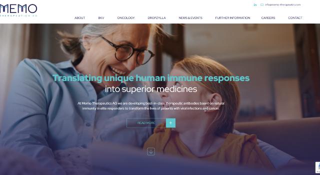 Swiss Startup - Memo Therapeutics Main Image