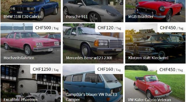 Swiss Startup - MyOldtimer Product Image