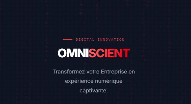 Swiss Startup - Omniscient Main Image