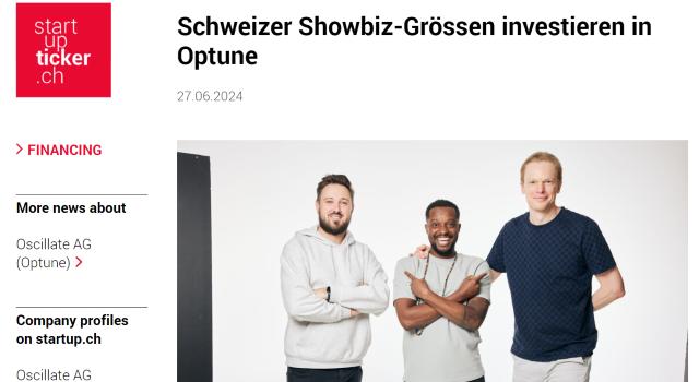 Swiss Startup - Oscillate AG (Optune) Additional Image