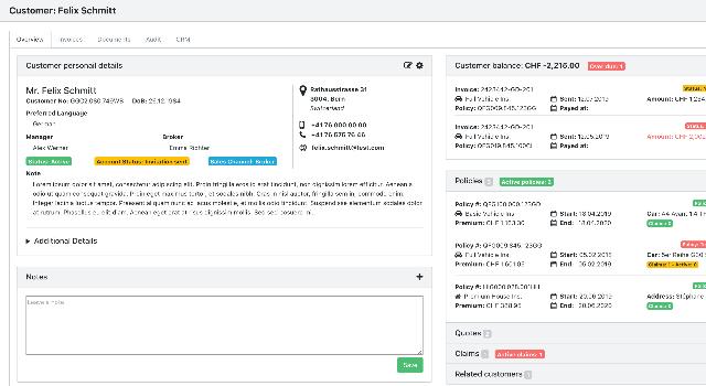 Swiss Startup - Paladino Insurtech Product Image