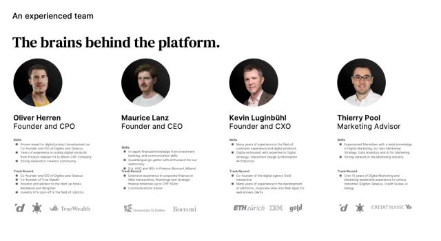 Swiss Startup - Plural Team Image