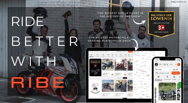 Swiss Startup - RIBE Moto Main Image