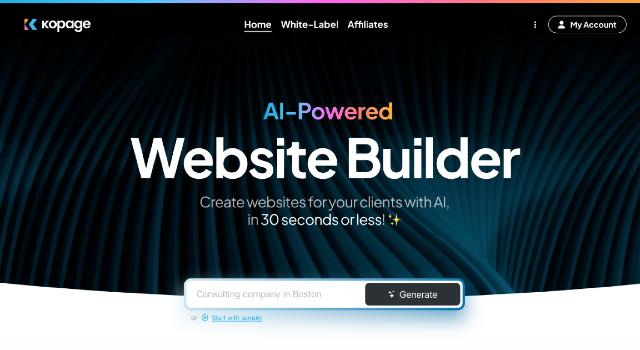 Swiss Startup - Sablike (Kopage) Main Image