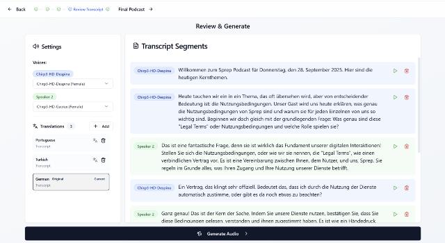 Swiss Startup - Sprep amp. Product Image