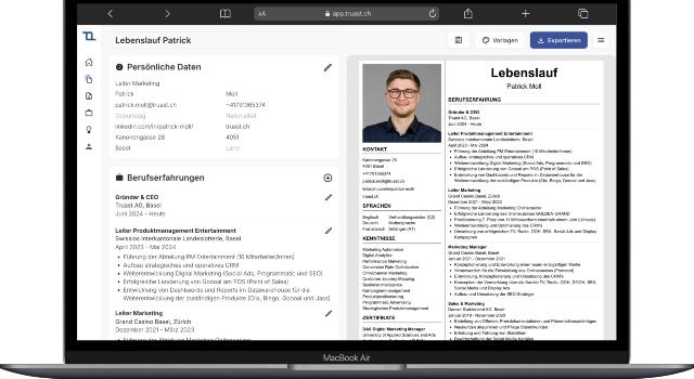 Swiss Startup - Truast Product Image