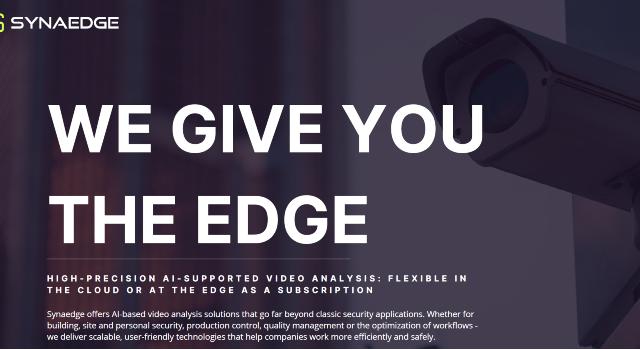 Swiss Startup - Synaedge Main Image