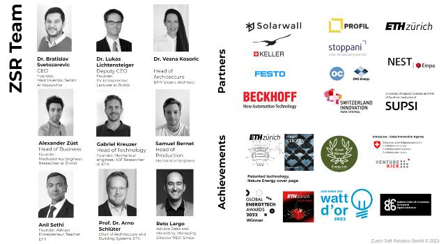 Swiss Startup - Zurich Soft Robotics Team Image
