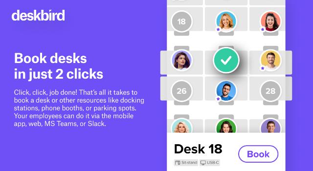 Swiss Startup - deskbird Product Image