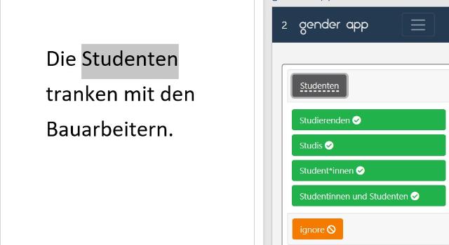 Swiss Startup - gender app Müller Product Image