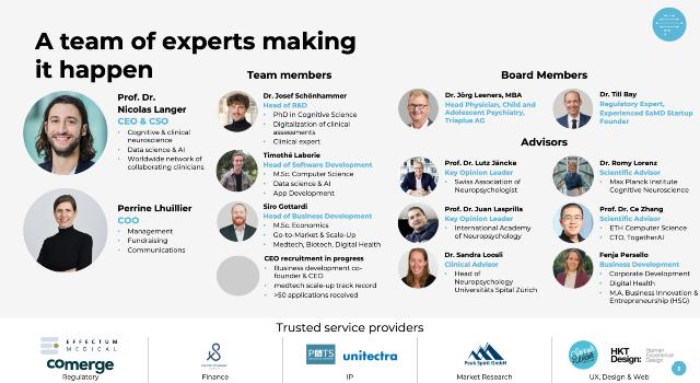 Swiss Startup - neurodAIgnostics Team Image
