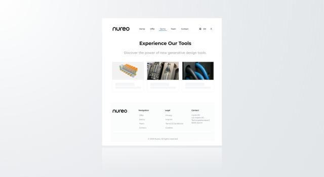 Swiss Startup - nureo Product Image