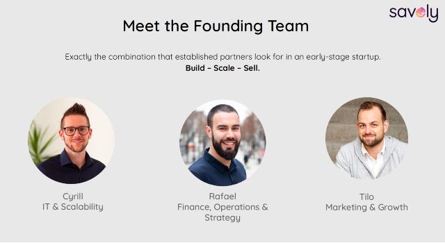 Swiss Startup - savely Team Image